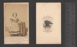 Fannie Virginia Casseopia Lawrence : a redeemed slave child, 5 years of age. Redeemed in Virginia by Catherine S. Lawrence; baptized in Brooklyn, at Plymouth Church, by Henry Ward Beecher, May, 1863.