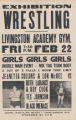 Exhibition Wrestling at the Livingston Academy Gym