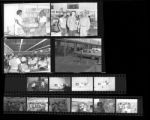 Set of negatives by Clinton Wright including Shopping Center, Baby C and Maderson, 1964