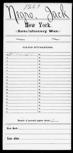 Negro, Jack - New York - New York