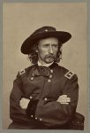 [Major General George Armstrong Custer of 2nd Regular Army Cavalry Regiment, 5th Regular Army Cavalry Regiment, Aide-de-Camp U.S. Volunteers Infantry Regiment, and General Staff U.S. Volunteers Infantry Regiment, in uniform]