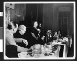 Charlotta Bass speaks at a birthday party for the Independent Progressive Party of California, circa 1949, Los Angeles