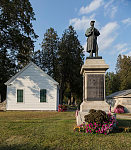 Monument to Maine soldiers killed on the Union side of the American Civil War, at the Chester, Vermont, cemetery