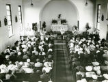 Congregation during dedication mass of St. Francis Xavier Church, Miami, Florida, 1938