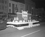 WCOV-TV float in the Christmas parade on Dexter Avenue in Montgomery, Alabama.