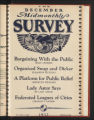 The Survey Midmonthly, December 15, 1932. (Volume 68, Issue 17)