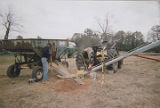 Earl Datcher working on the family farm in Harpersville, Alabama.