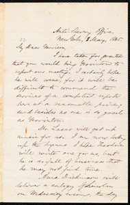 Letter from Oliver Johnson, New York, [N.Y.], to William Lloyd Garrison, 1 May, 1865