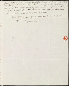 Thumbnail for Letter from Anne Warren Weston, 39 Summer Street, [Boston], to Caroline Weston and Deborah Weston, Sept. 28, 1843