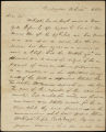 William H. Crawford letter to D. B. Mitchell, 1812