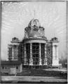 Construction of the Brazil pavilion for the 1904 World's Fair