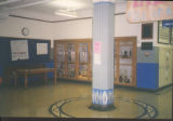 Pearl High School: pillar and trophy case