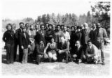 The original committee of the Black Achievers, early 1970s. George Harmon, Carrie Terrell, Len Roberts, Alester Hinds, Stewart Spraggins, Walter Lowe, Pat Perturnic, Ellen Dammond, Henry LeNoir.