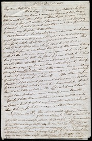 Letter to] My dear Miss Weston [manuscript