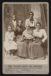 Mrs. Frazer Baker and children family of the murdered postmaster at Lake City, So. Carolina /