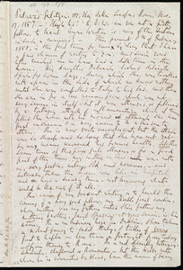 Letter from Richard Davis Webb, [Dublin?, Ireland], to Anne Warren Weston, 8th[-12th] of February 1858