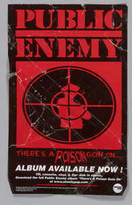 Flier for the Public Enemy album There's a Poison Goin On