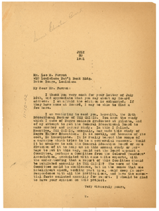 Letter from W. E. B. Du Bois to General Education Board