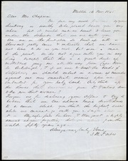 Letter to] Dear Mrs. Chapman [manuscript