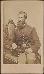 [First Lieutenant Samuel G. Blood of Co. B, 6th Massachusetts Infantry Regiment with sword]