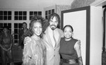 Mary Wilson posing with Florence LaRue at her birthday party, Los Angeles, 1985