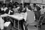 Women attending meeting.