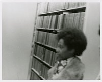 Black student protest in Wilbur Cross Library