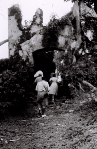 Field Work in Bunce Island, Sierra Leone: Ruined Walls of the British Slave Castle