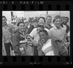 Group of school children involved in "Transport a Child" program in Los Angeles, Calif., 1965