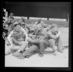 [Untitled photo, possibly related to: Newport News, Virginia. Negro shipyard workers]