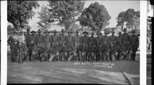 1930 R.O.T.C., Fort Hunt, Va. [cellulose acetate photonegative, banquet camera format]