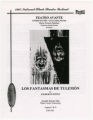 Playbill for the play, Los Fantasmas de Tulemón