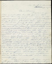 Letter to] Dear Maria [manuscript