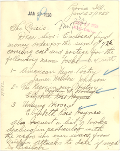 Thumbnail for Letter from Capt. Roy B. Tisdell to Crisis