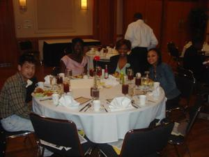 People seated at 2005 Black History Month