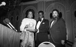 Testimonial to pioneer black historical achievement dinner at the Beverly Hilton, Los Angeles, 1981