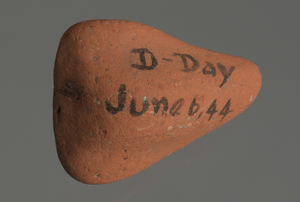 Rock from Normandy Beaches, D-Day 1944