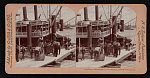 Loading a Mississippi River steamer at New Orleans, La.