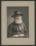 [Unidentified Civil War veteran in Grand Army of the Republic uniform with medals]