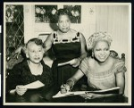 Three elderly African-American women, Los Angeles, ca. 1951-1960