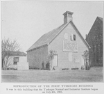 Reproduction of the first Tuskegee building; It was this building that the Tuskegee Normal and Industrial Institute began on July 4th, 1881