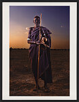 A Dassanech man tending his fields along the Omo River