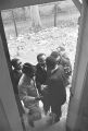 L. L. Anderson greeting Martin Luther King, Jr., as he enters Tabernacle Baptist Church in Selma, Alabama.