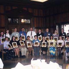 2000 Undergraduate Excellence Award recipients