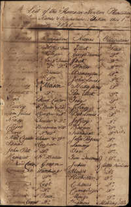 Newton Plantation Slave List 1828