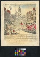 The Bloody Massacre perpetrated in King-Street Boston on March 5th 1770 by a party of ye 29th Regt. The Boston Massacre