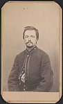 [Private Edward Z. Ferry of Co. C, 15th Pennsylvania Cavalry Regiment in uniform]