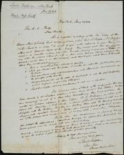 Letter to] Rev. A. A. Phelps, Dear Brother [manuscript