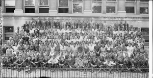 June Graduates 1937 -- Shaw Junior High School, Wash. D.C. [cellulose acetate photonegative, banquet camera format]