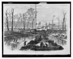 The head of the canal, opposite Vicksburg, Miss., now being cut by Command of Gen. Grant